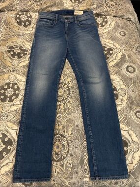 imogene + willie charlie slim jeans in medium blue